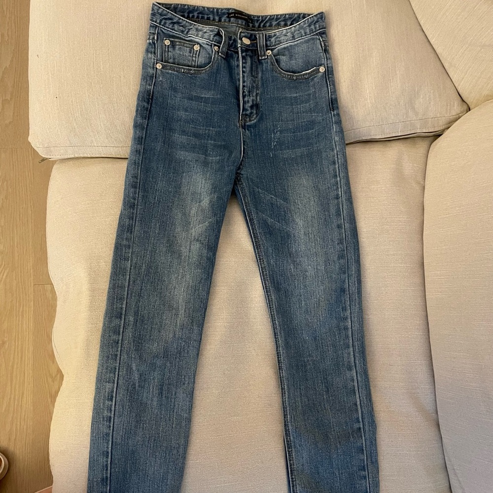 Straight leg jeans